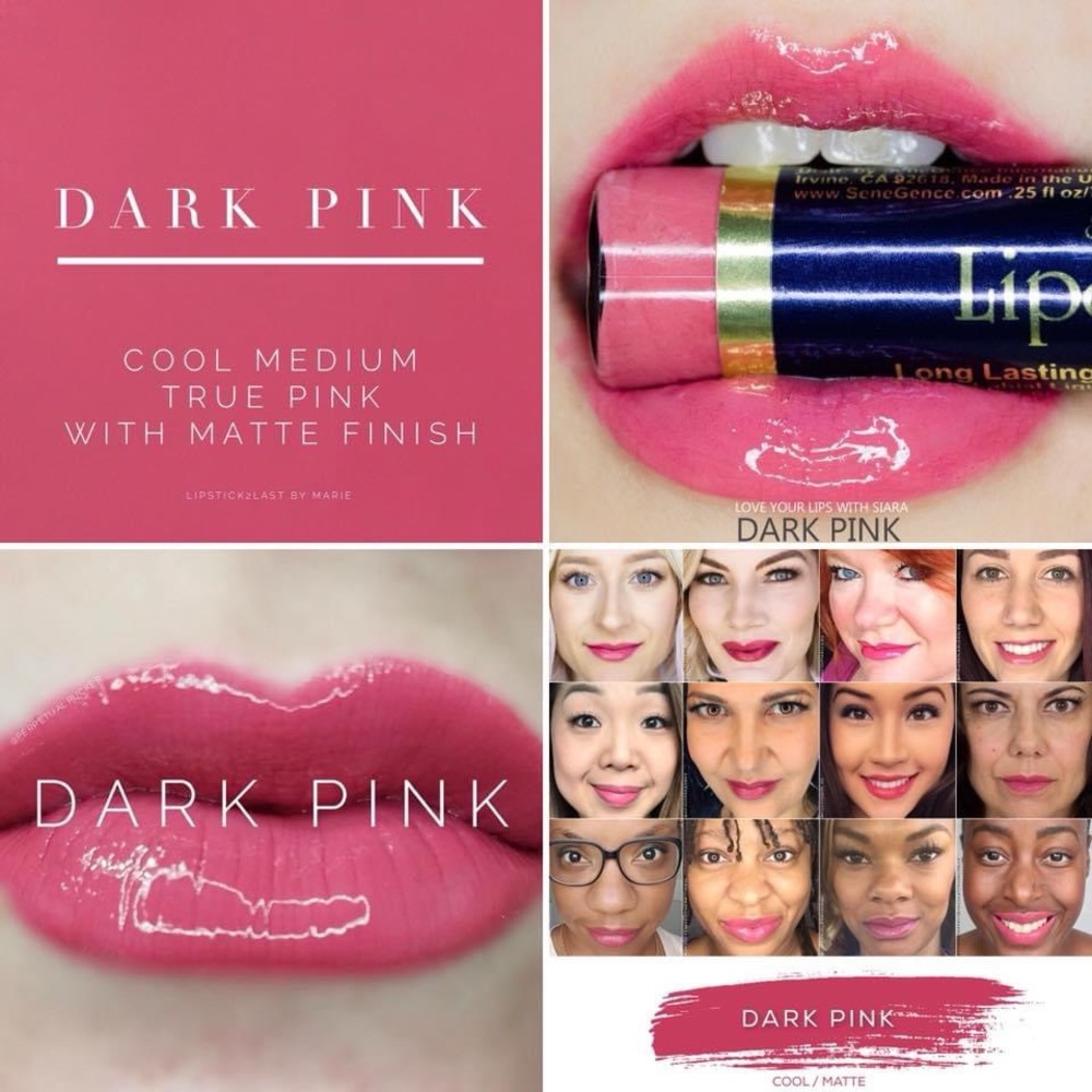 Dark Pink Lipsense.